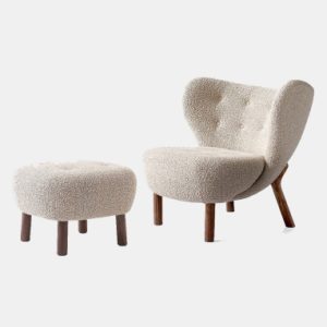 VB1 Little Petra Lounge Chair & ATD1 Pouf